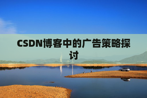 CSDN博客中的广告策略探讨